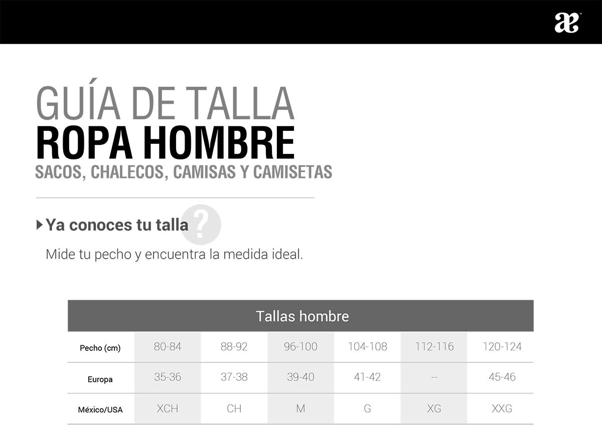 Tallas de 2025 sueteres para hombres